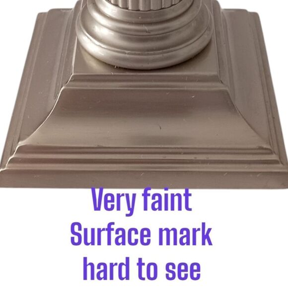 Baldwin Brass Smithsonian Candle Stick Platinum Mist Nickel 8" Federal SINGLE. - Picture 3 of 15